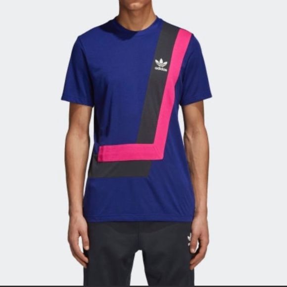 adidas Other - Adidas Mens Trefoil Tricolor Br8 Tee Size Small